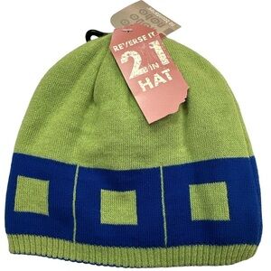 No Boundaries Kids Royal Spice Reverse It 2 in 1 Beanie Hat
